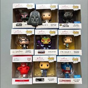 FunKo & Hallmark Action Figure Ornaments Bundle